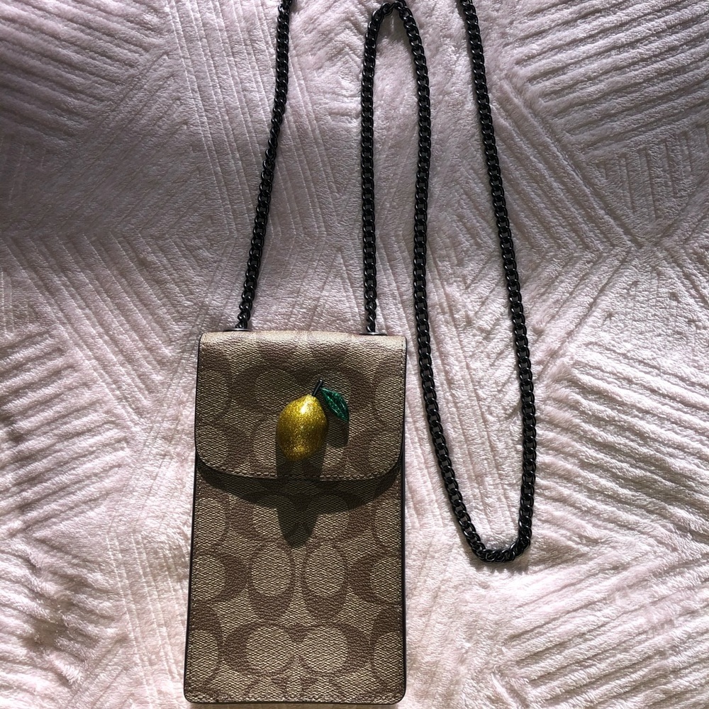 Brand New Lemon Coach Crossbody!🍋